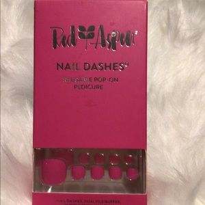 Red Aspen Pedicure Nails